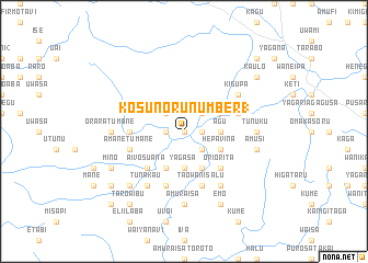 map of Kosunoru Number 1