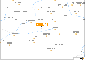 map of Kösüre