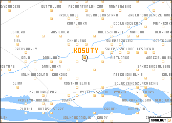 map of Kosuty