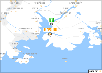 map of Kosvik