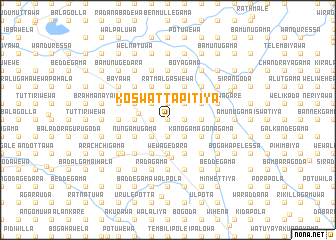 map of Koswattapitiya