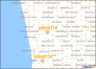 map of Koswatta