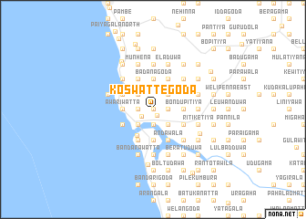 map of Koswattegoda