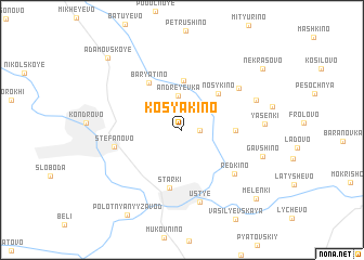 map of Kosyakino