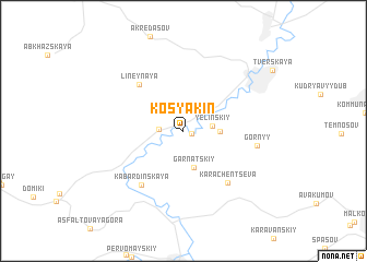 map of (( Kosyakin ))