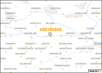 map of Kosyakovo