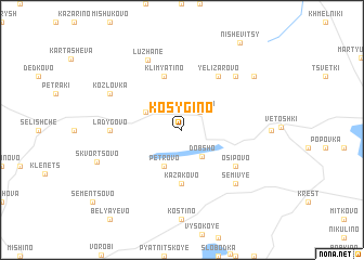 map of Kosygino