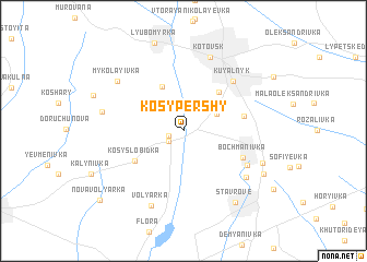 map of (( Kosy Pershy ))