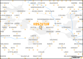 map of Koszutka