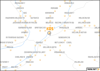 map of Koš