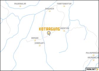 map of Kotaagung