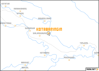 map of Kotabaringin