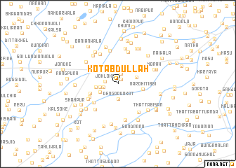 map of Kot Abdullāh