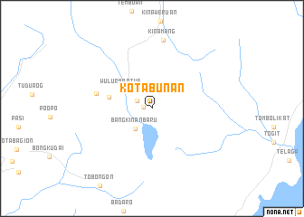 map of Kota Bunan