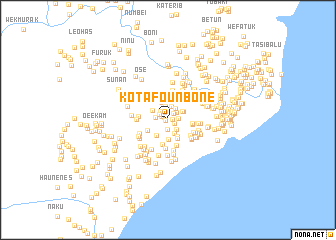 map of Kotafounbone