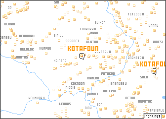 map of Kotafoun