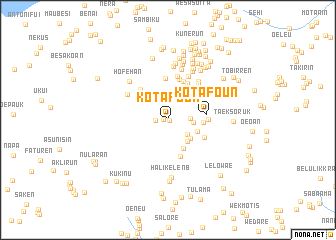 map of Kotafoun