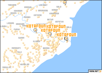 map of Kotafoun