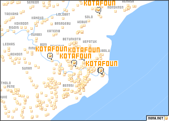 map of Kotafoun