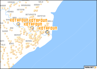 map of Kotafoun