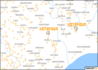 map of Kotafoun