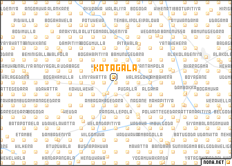 map of Kotagala