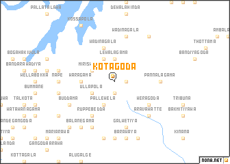 map of Kotagoda