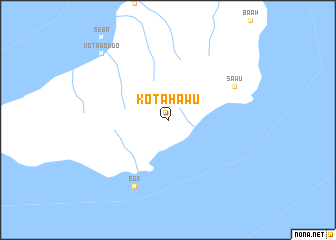 map of Kota Hawu