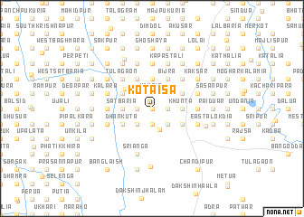 map of Kotāisa