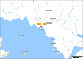 map of Kotai