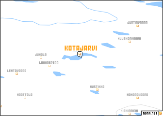 map of Kotajärvi