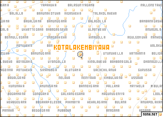 map of Kotalakembiyawa
