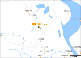 map of Kotālbāri