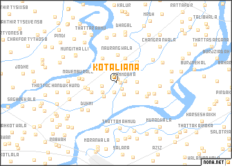 map of Kot Aliāna