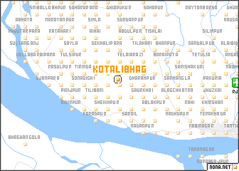 map of Kotālibhāg