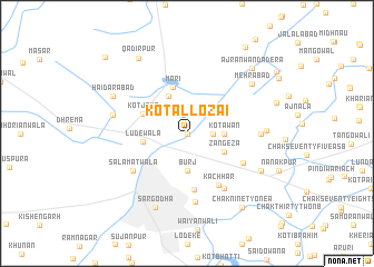 map of Kot Allozai