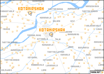 map of Kot Amīr Shāh