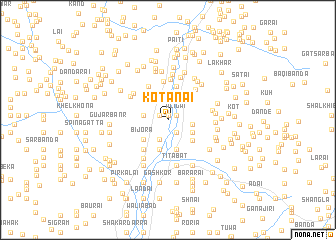 map of Kotanai