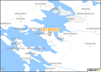 map of Kotaniemi