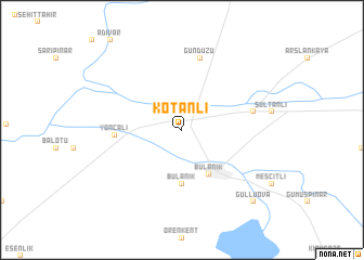map of Kotanlı