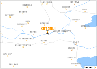 map of Kotanlı