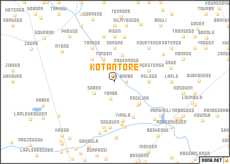 map of Kotantoré