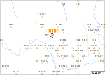 map of Kotăn