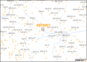 map of Kotarci