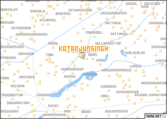 map of Kot Arjun Singh