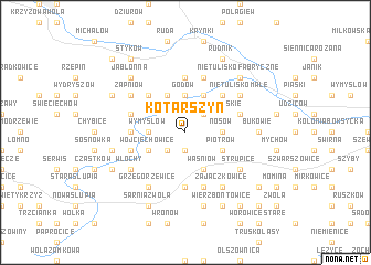 map of Kotarszyn