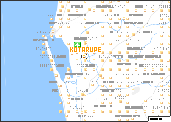 map of Kotarupe