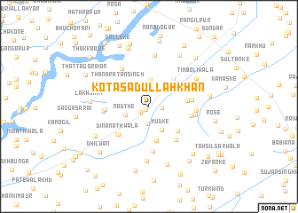 map of Kot Asadullāh Khān