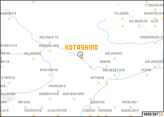 map of Kotashino