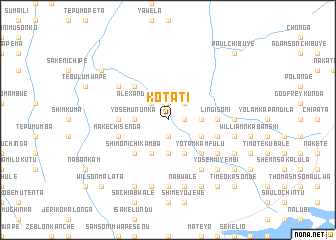 map of Kotati